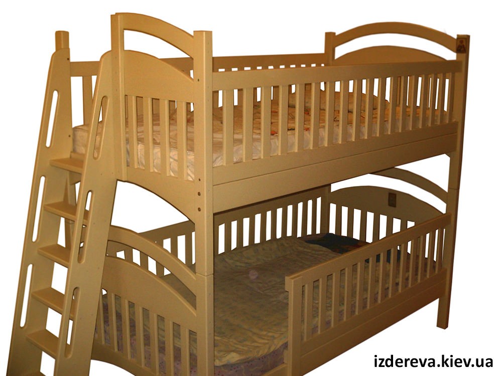 Детские двухъярусные кровати - "12 градусов  угол лестницы"